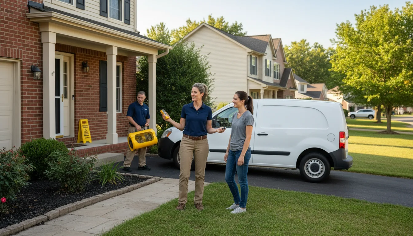 Residential water damage restoration in Havelock, NC
